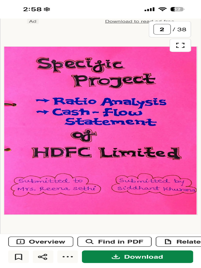 Accounts Project | PDF