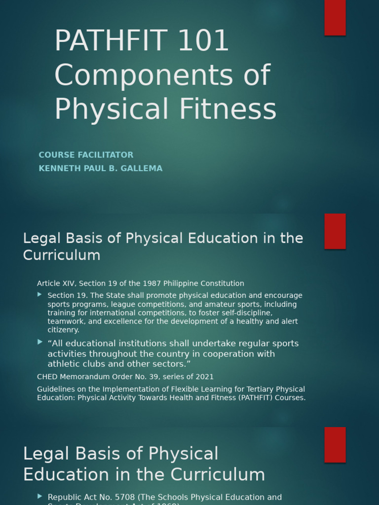 PATHFIT 1 - Fitness Components | PDF | Adipose Tissue | Obesity