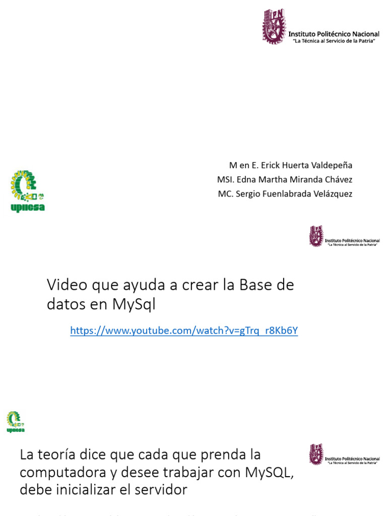 Crear Base de Datos en MySQL Workbench | PDF | Mi sql | Botón (Computación)
