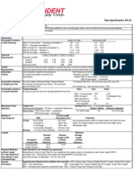 Pipe Specification_API 5l