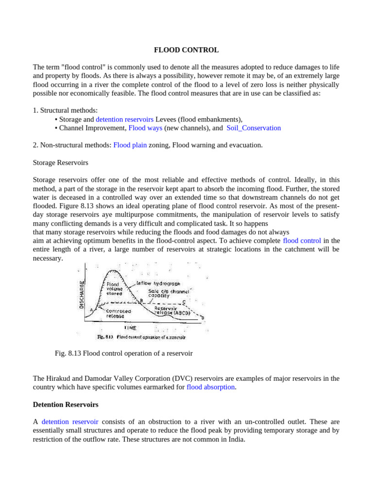 Comprehensive Flood Control Strategies | PDF | Levee | Flood