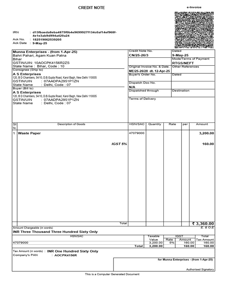 3 cr note | PDF | Economy Of India | Taxation