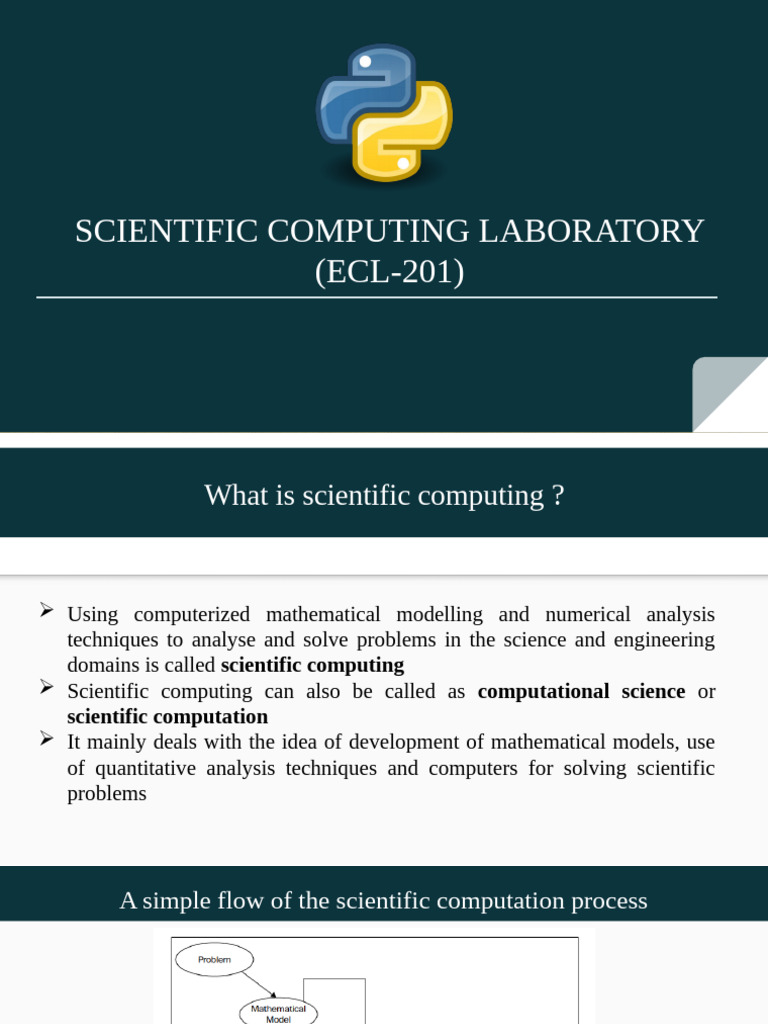 Scientific Computing Lab | PDF | Computational Science | Numerical Analysis