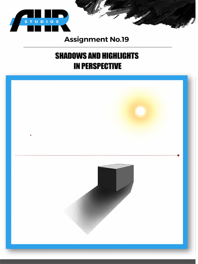 19 Adding+Depth+Shadows+and+Highlights+in+Perspective+Drawing | PDF