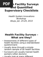 HealthFacilitySurveysQSC