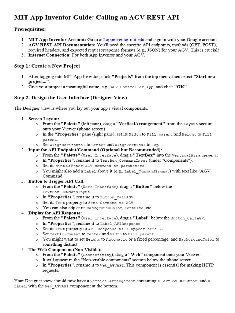 MIT App Inventor Guidebook | PDF | Mobile App | Android (Operating System)