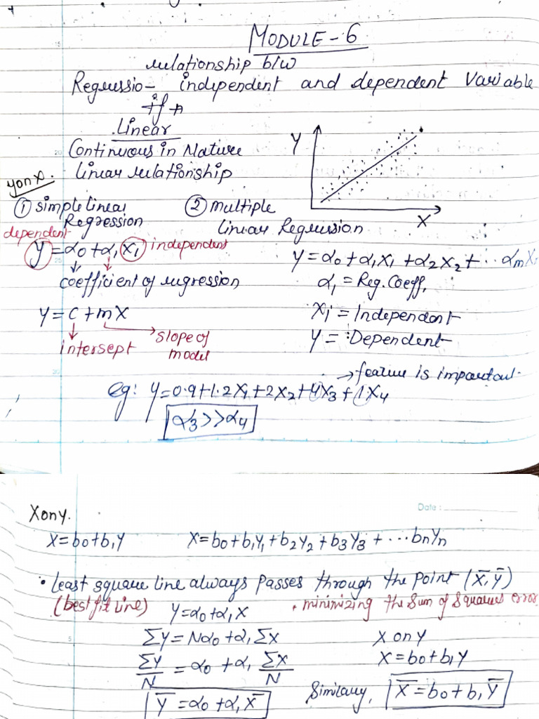 Regression Analysis and Model Estimation | PDF