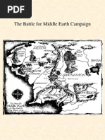 The Battle For Middle Earth Campaign Rules