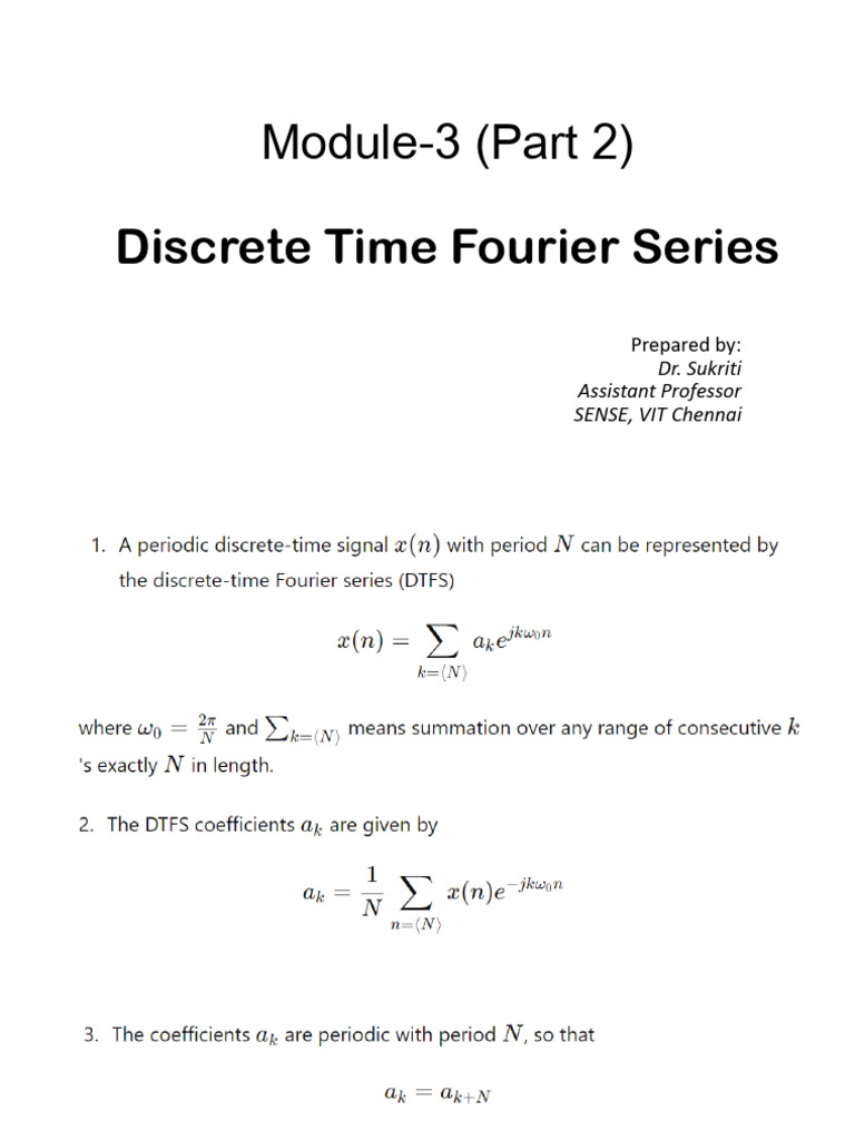 Module-3 SS Part 2 DTFS 1 (1) | PDF