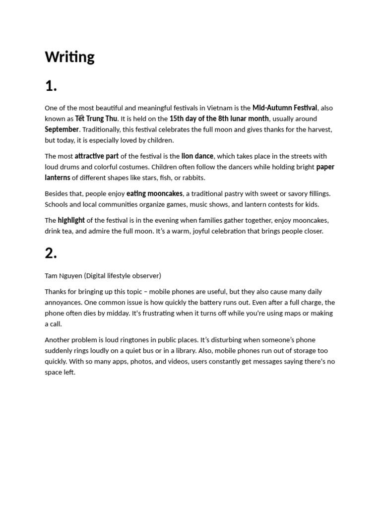 Writing | PDF
