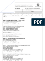 Estructura Examen PAU Física Comunidad Valenciana