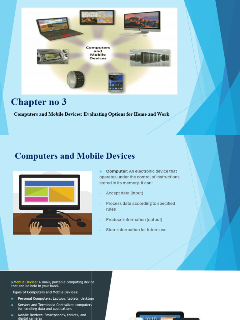 Computers and Mobile Devices Overview | PDF | Usb | Tablet Computer