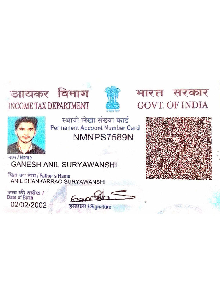 Ganesh Pan Card | PDF