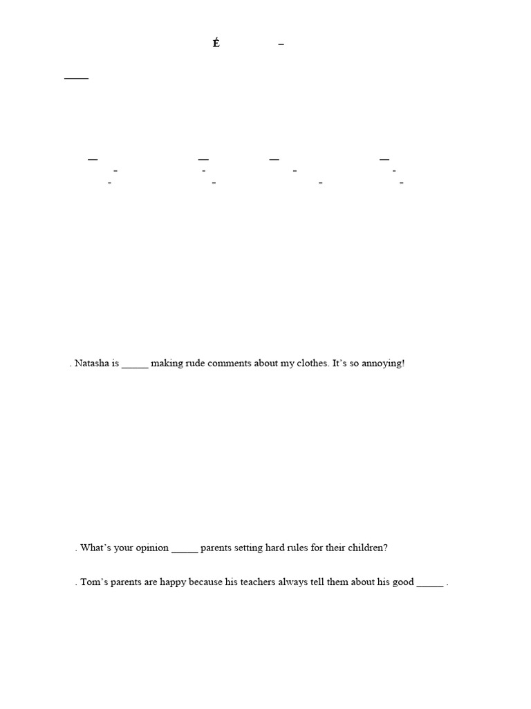 Bright 11 Test 1B | PDF | Body Image | Adolescence
