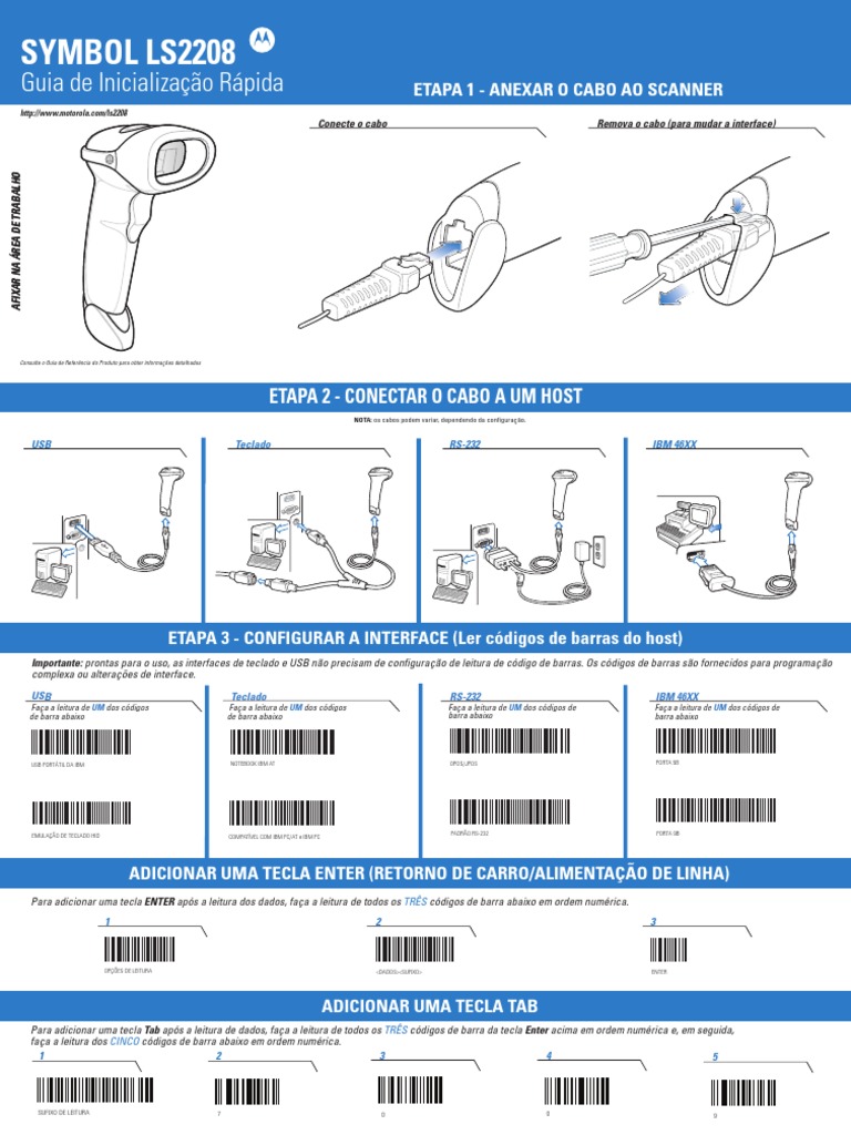 Cod Barras Symbol | PDF | Código de barras | Laser