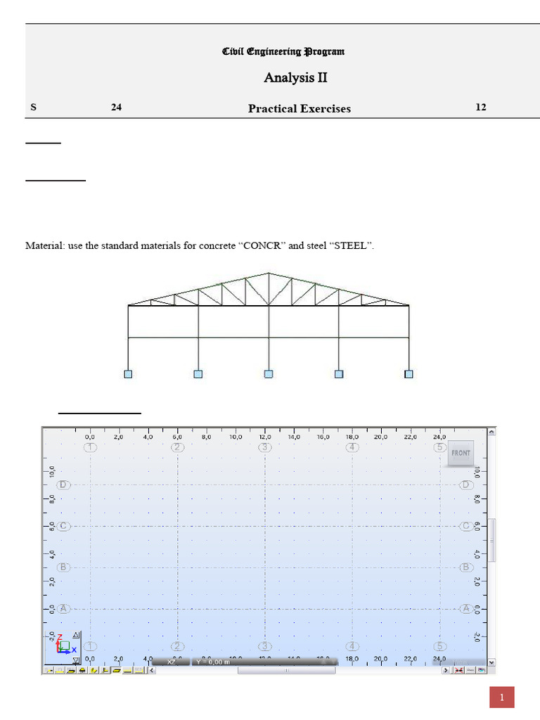 Mixed Structures Analysis Guide | PDF | Truss | Structural Engineering