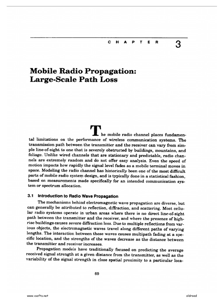 Tce 415 Mobile Radio Propagation Lecture | PDF | Radio Propagation | Waves