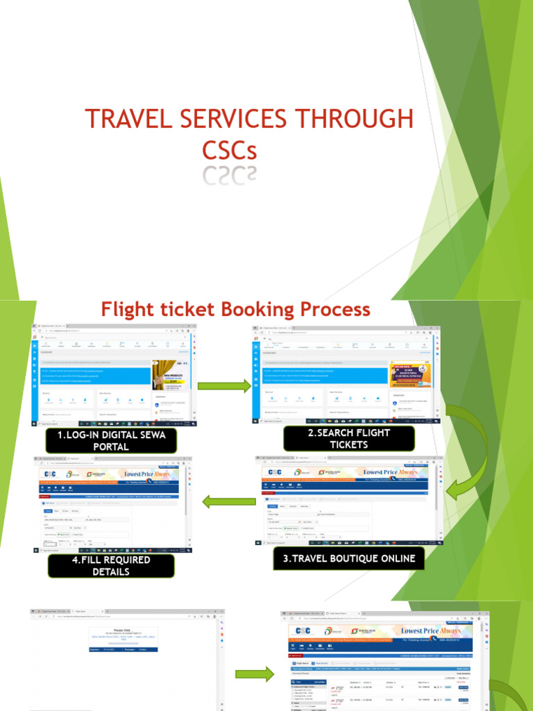 Travel Booking Process | PDF