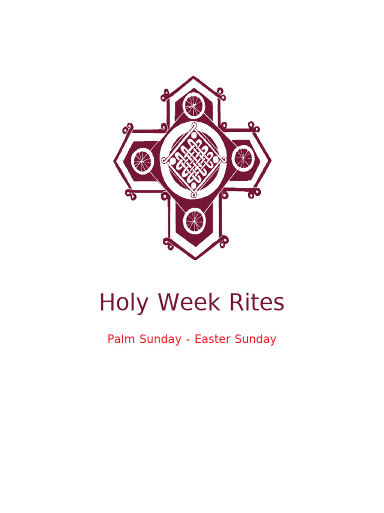 Holy Week Rites | PDF