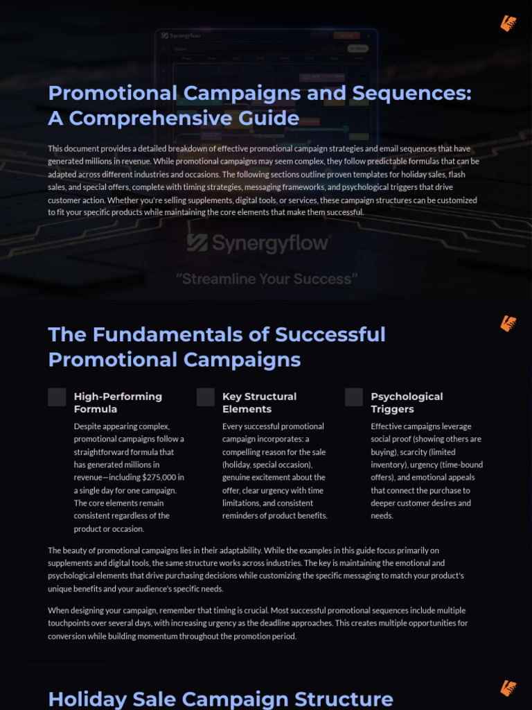 Effective Promotional Campaign Strategies | PDF | Black Friday ...