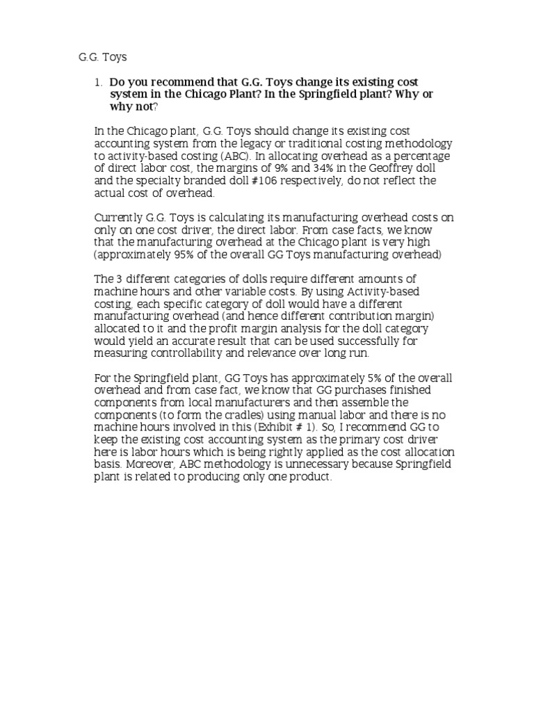 Danshui plant no. 2 case study solution pdf picture