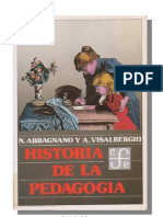 48293321 Abbagnano N Visalberghi a La Historia de La Pedagogia