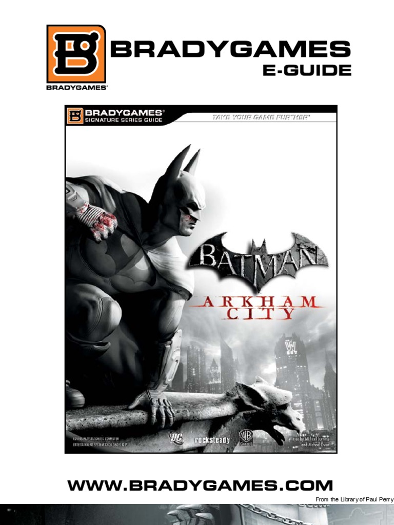 02 Batman Arkham City Official Strategy Guide | PDF | Batman | Leisure