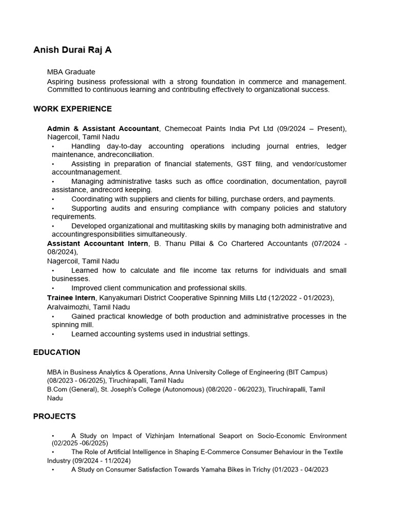 Anish Durai Raj A Final | PDF | E Commerce | Business