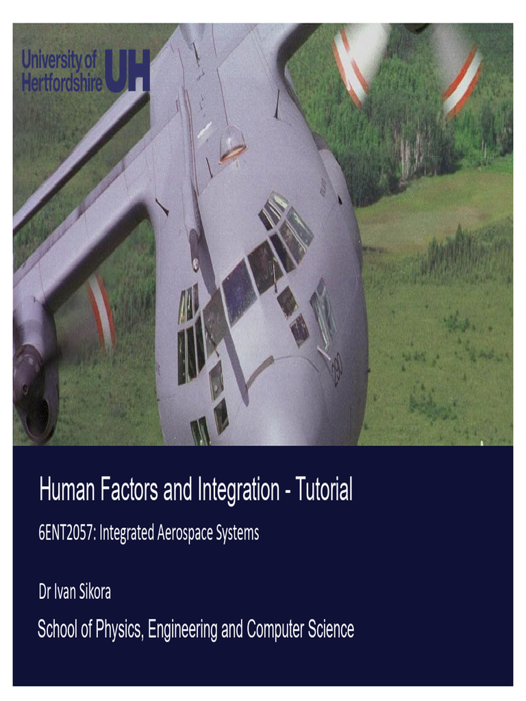 Human Factors Integration in Aerospace Systems | PDF | Reliability ...
