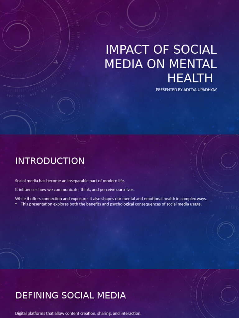 Social Media's Impact on Mental Health | PDF | Social Media | Popular ...