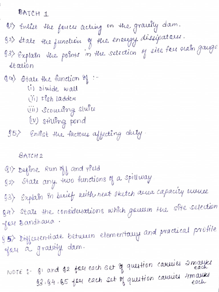Gravity Dam Design and Analysis Guide | PDF