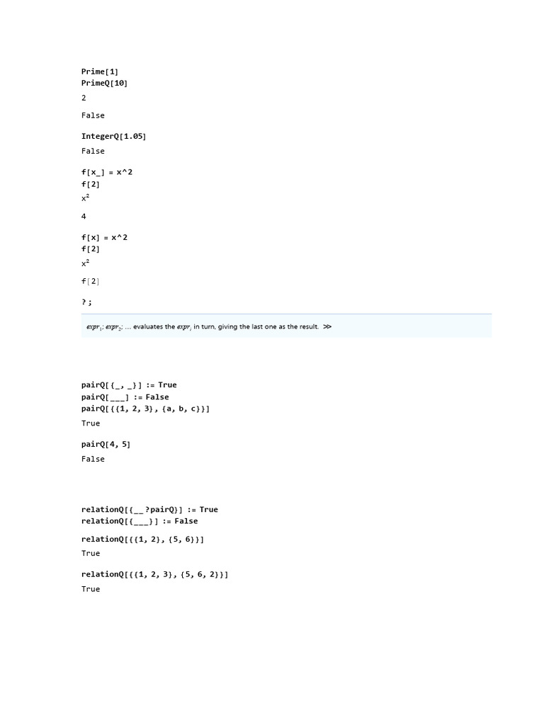 Mathematica Functions and Relations Guide | PDF | Parameter (Computer ...