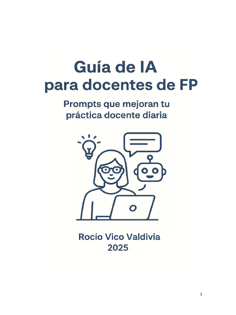 Prompts para Docentes de FP en IA | PDF | Inteligencia artificial ...