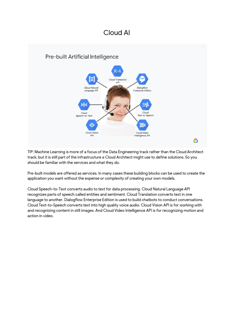 Reading 3 Cloud AI | PDF
