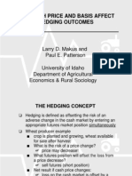 How Cash Price and Basis Affect Hedging Outcomes