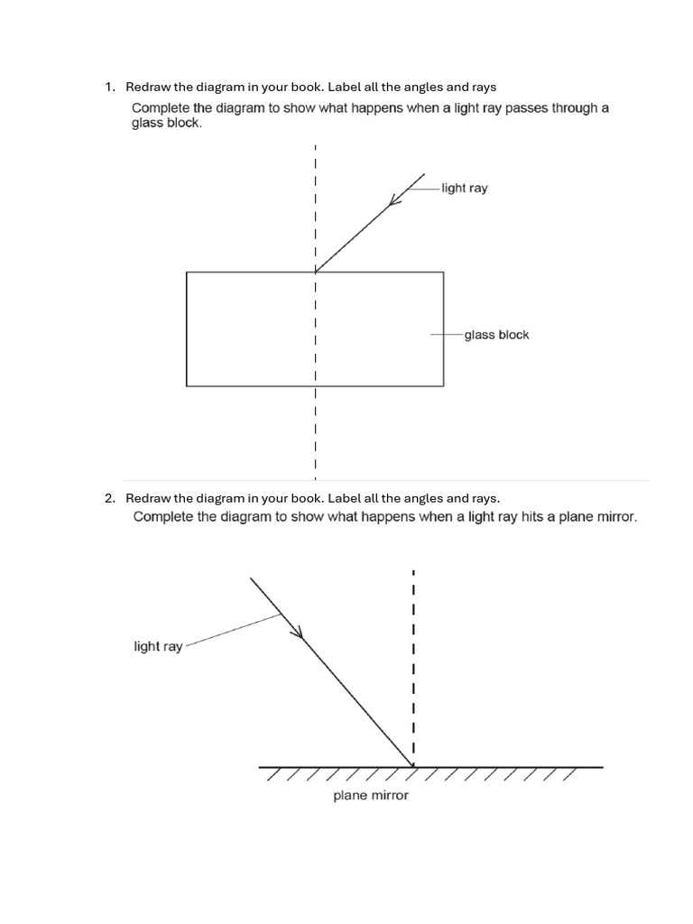 Light Revision | PDF