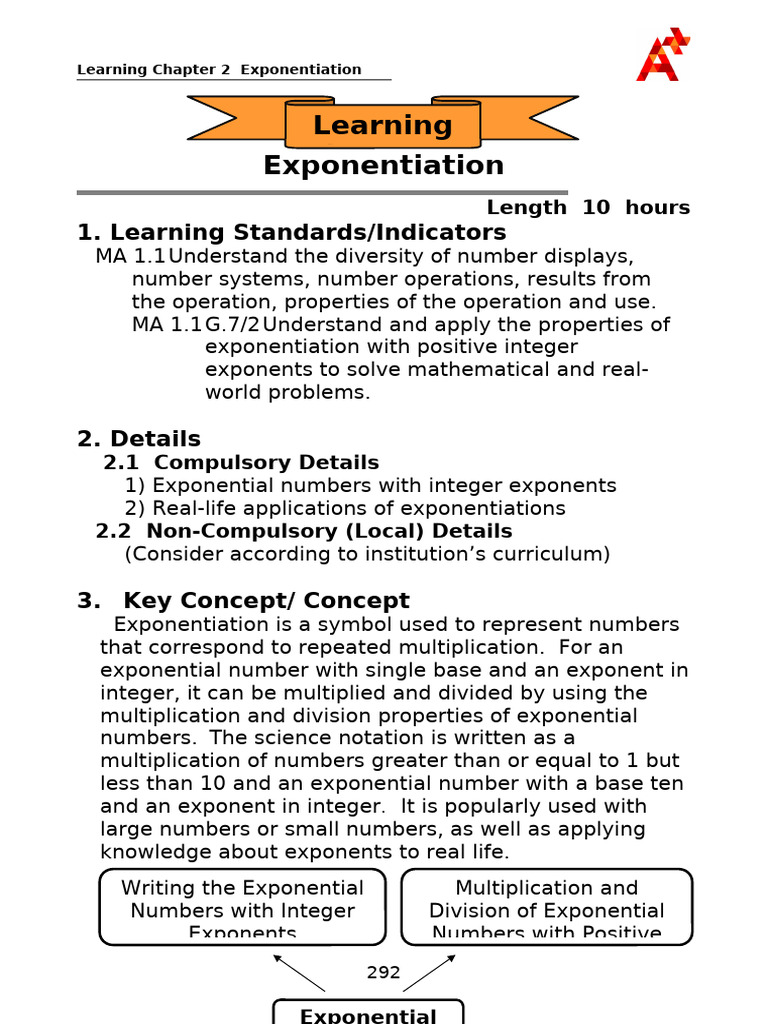 Chapter 2 Exponentiation | PDF | Exponentiation | Multiplication