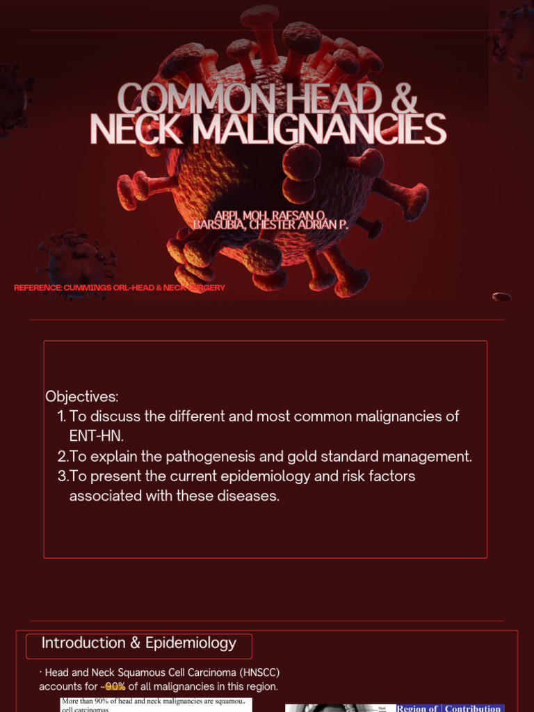 Head and Neck Cancer Management Overview | PDF | Head And Neck Cancer ...