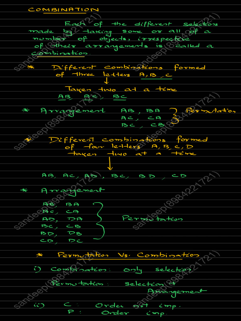 Combination | PDF