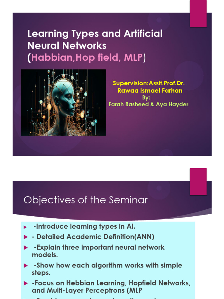 Types of Learning in Neural Networks | PDF | Machine Learning ...