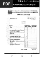 Mathematics Mock Exam 2026 | PDF