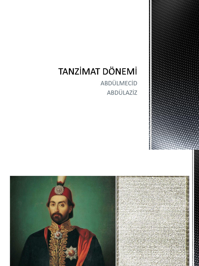 Tanzi̇mat Dönemi̇ | PDF