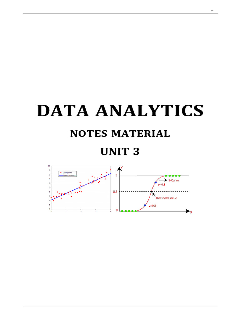 Data Analytics: Regression Concepts & Applications | PDF | Receiver ...