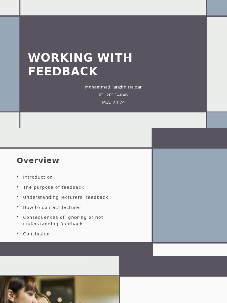 Understanding and Utilizing Feedback | PDF | Evidence | Thought