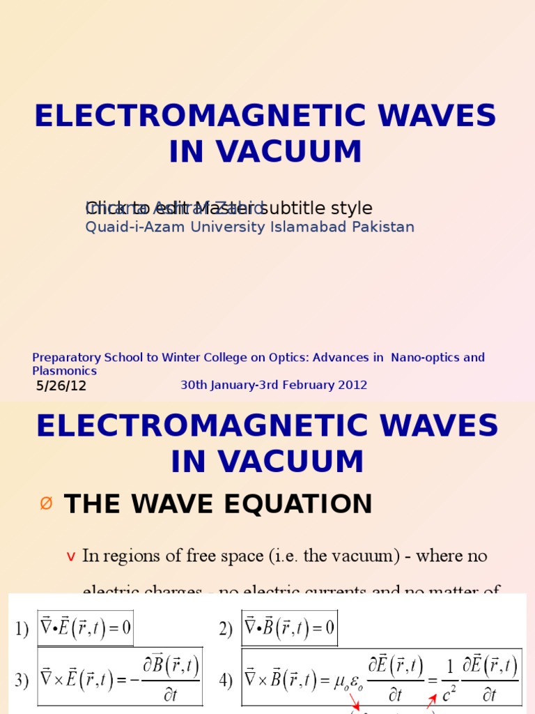 Electromagnetic Waves | PDF | Polarization (Waves) | Waves