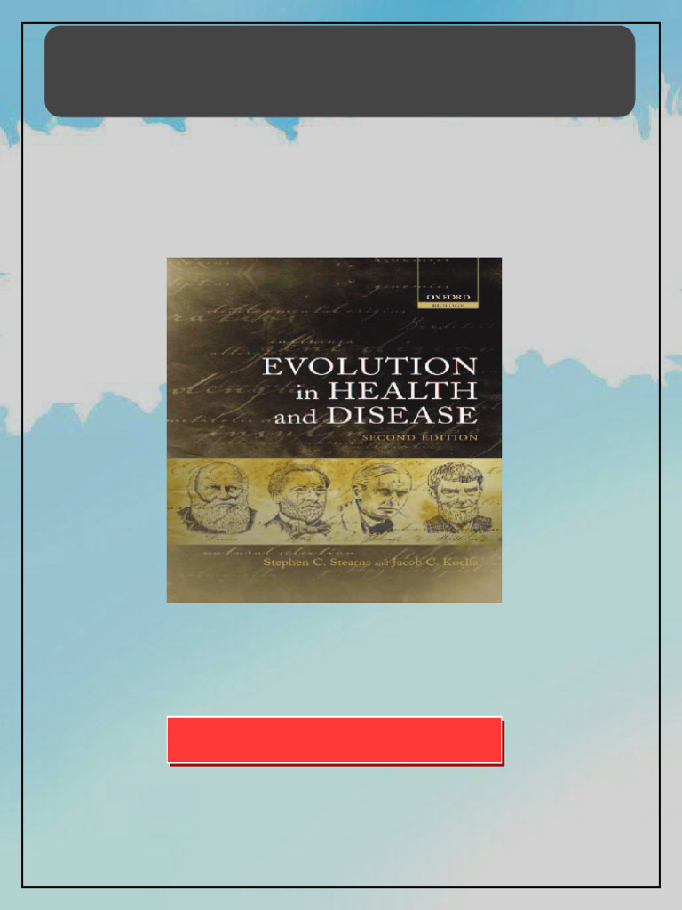 Evolution in Health and Disease 2nd Edition Stephen C. Stearns And ...