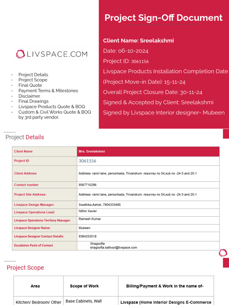 ID 3061156 - Sreelakshmi R-Sign Off | PDF