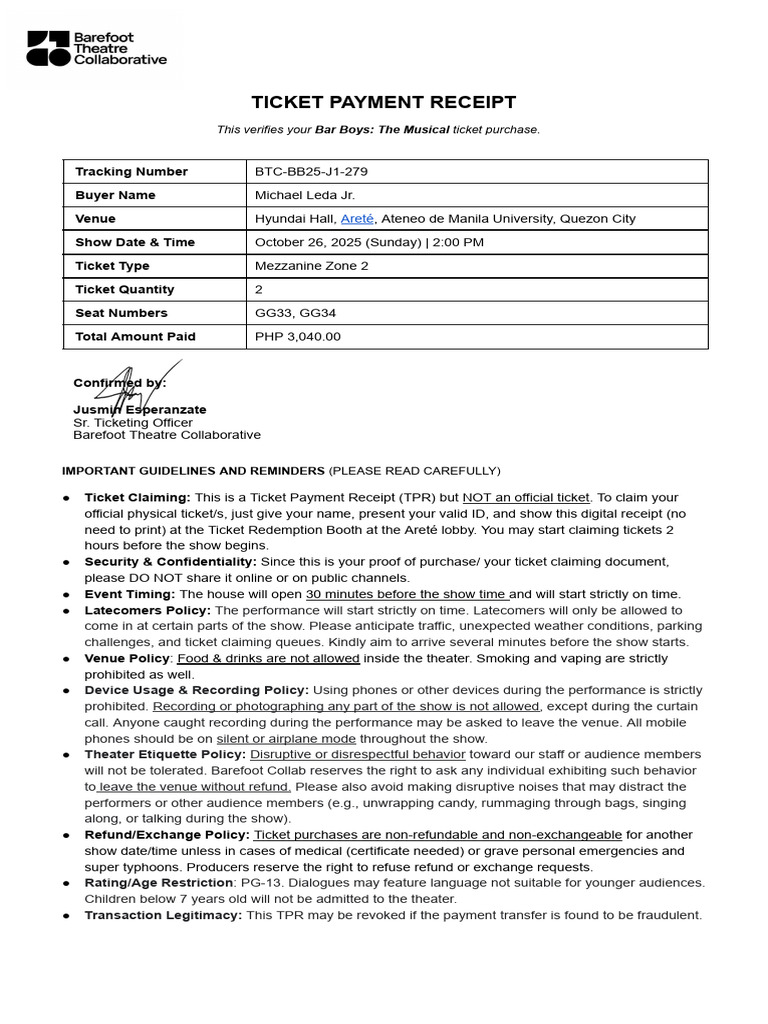 TPR BTC BB25 J1 279 | PDF