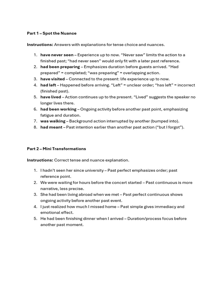Answer Key Shades of The Past | PDF