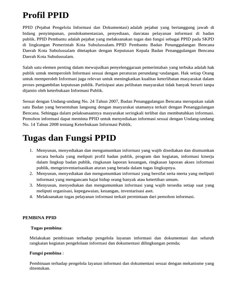 Ppid 2022 | PDF